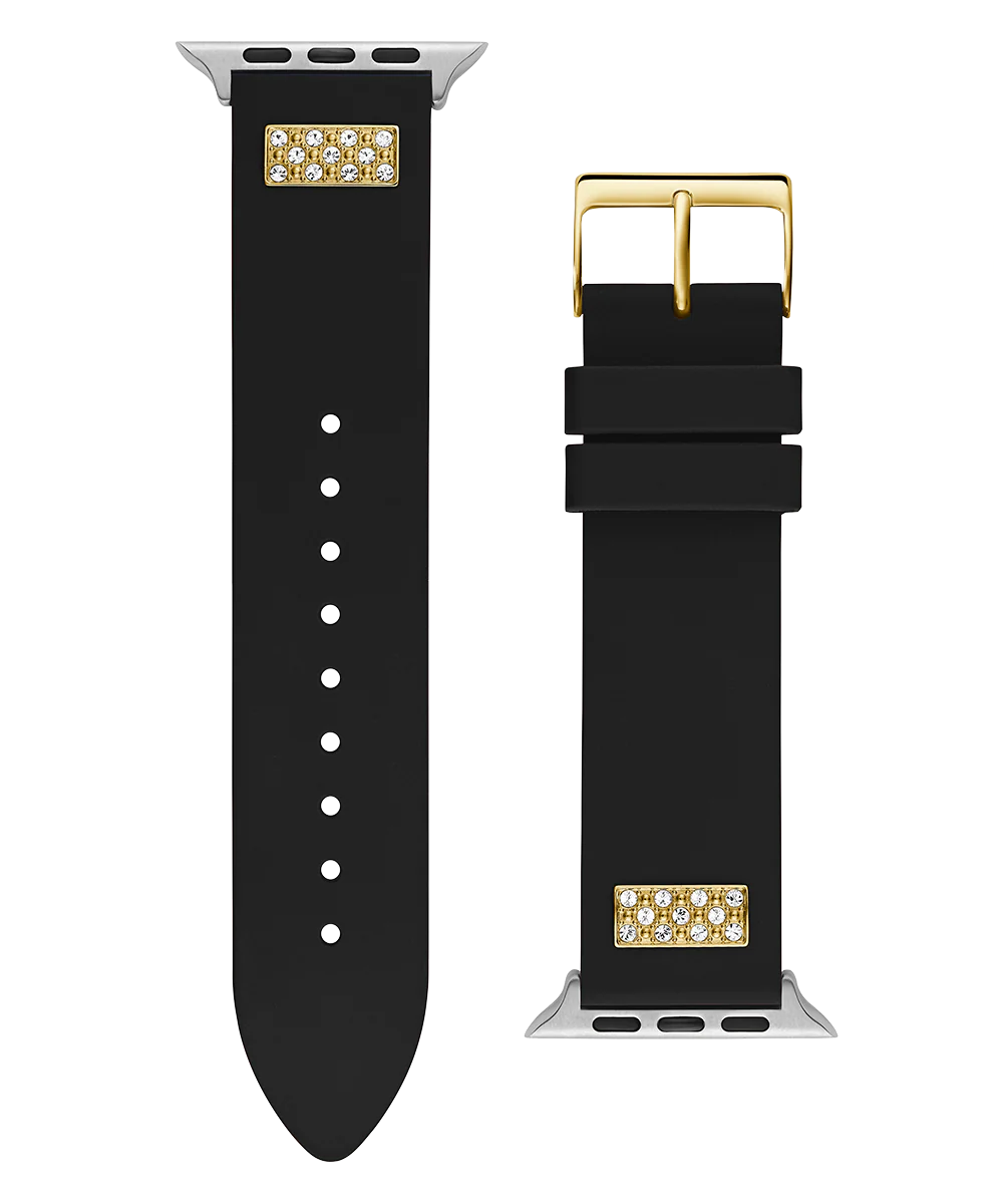 GUESS Silcone Band with Crystal inserts for Apple 42-44 mm Watch - Image 4