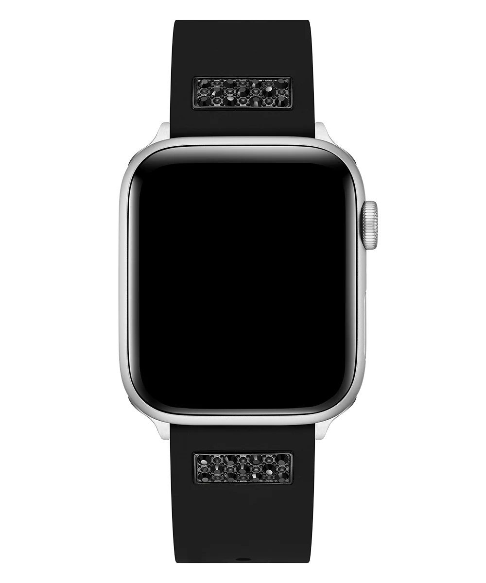 GUESS Silcone Band with Crystal inserts for Apple 42-44 mm Watch - Image 3