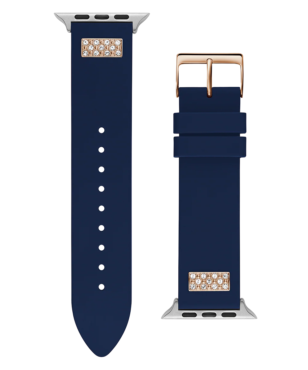 GUESS Silcone Band with Crystal inserts for Apple 42-44 mm Watch - Image 4