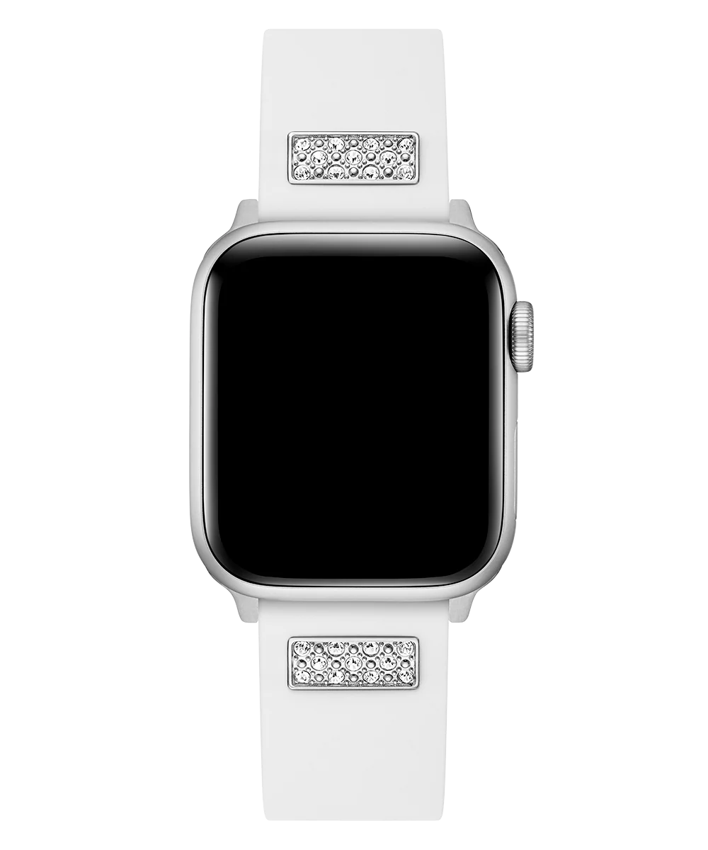 GUESS Silcone Band with Crystals insert for Apple 38-40 mm Watch - Image 3