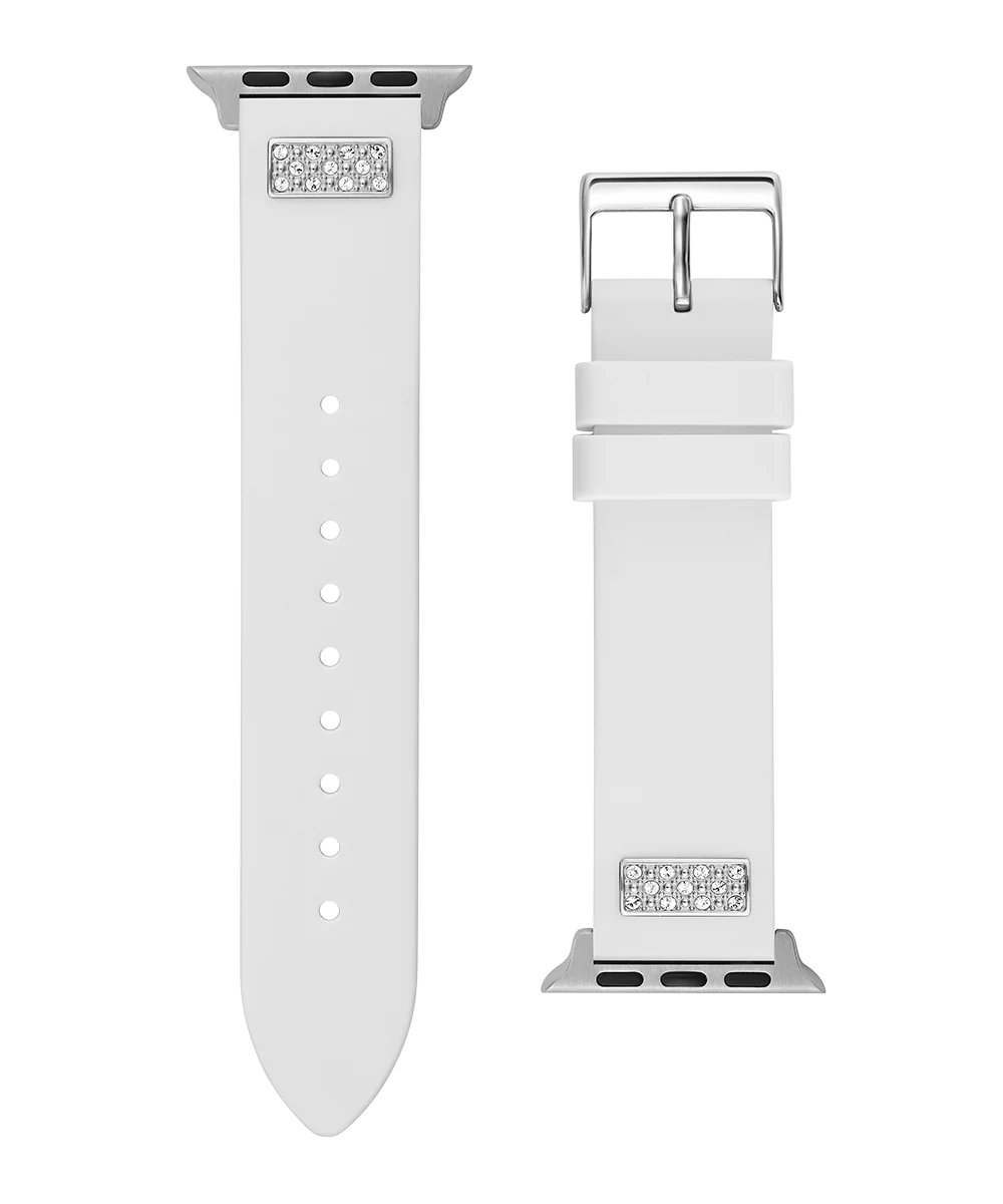GUESS Silcone Band with Crystals insert for Apple 38-40 mm Watch - Image 5