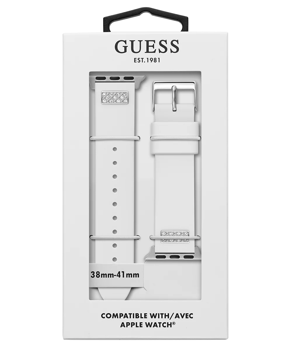 GUESS Silcone Band with Crystals insert for Apple 38-40 mm Watch - Image 7