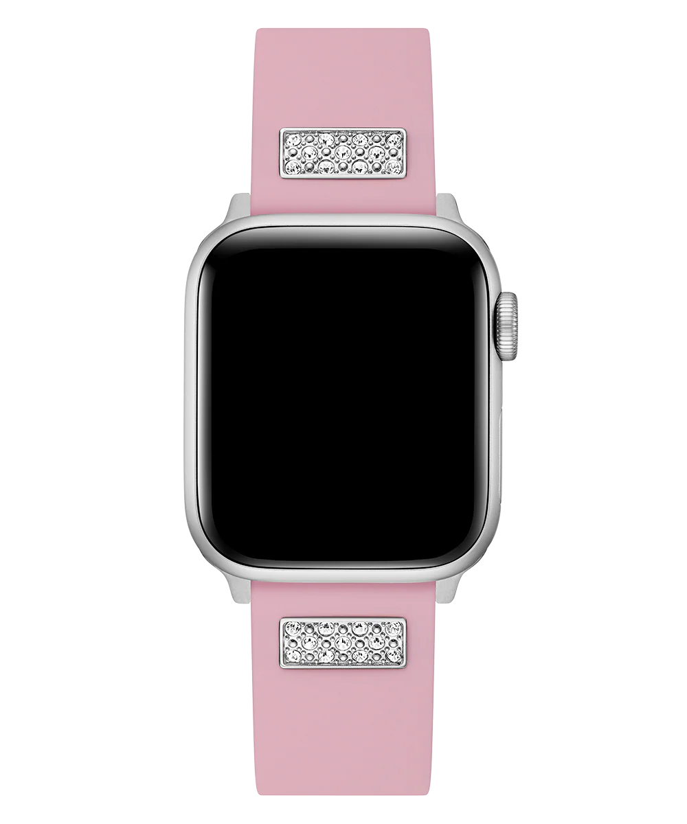 GUESS Silcone Band with Crystals insert for Apple 38-40 mm Watch - Image 3