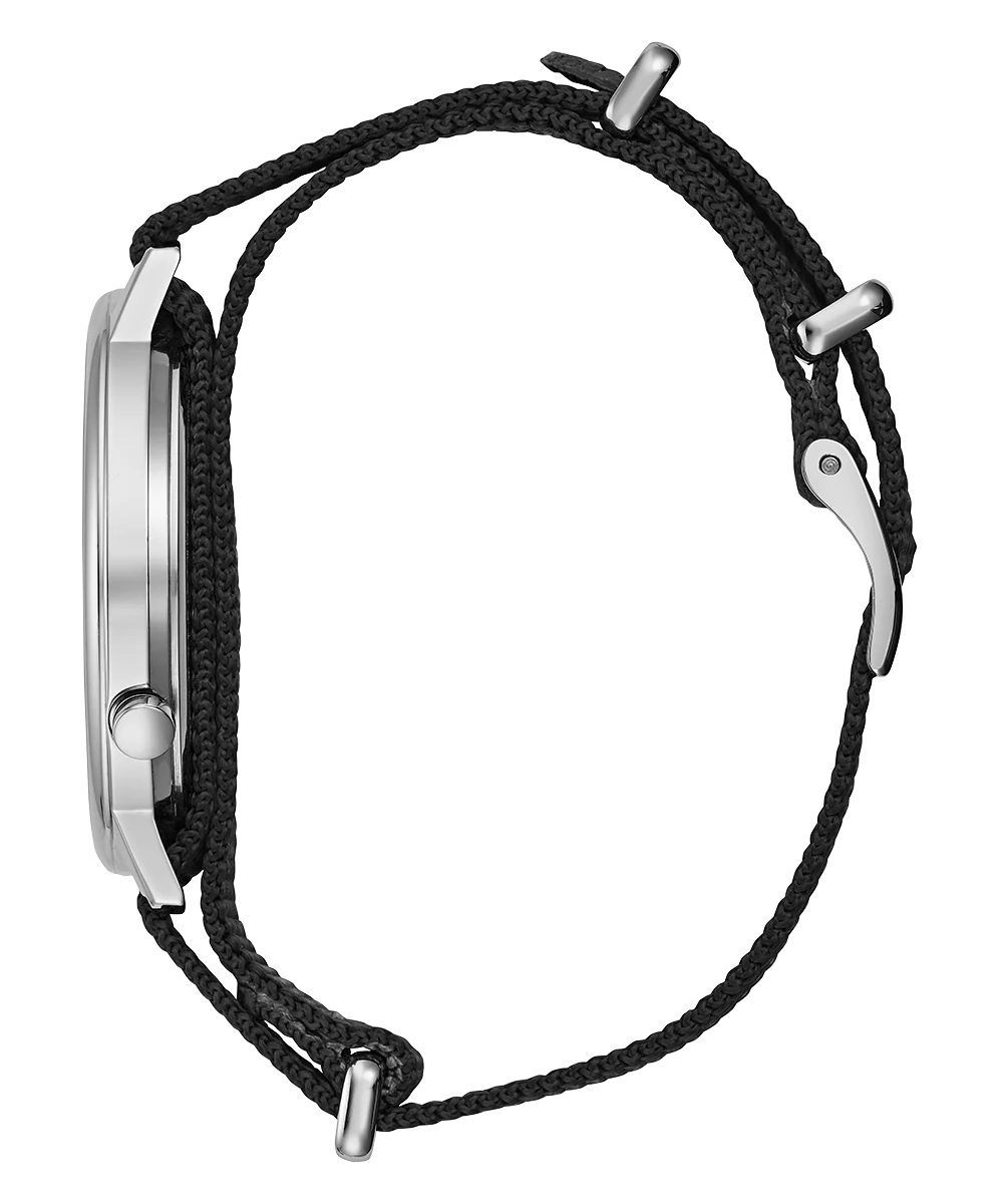 LIMITED EDITION J BALVIN X AMORE SILVER & NYLON STRAP WATCH - Image 6